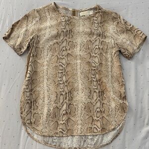 Michael Kors Snake Print Top